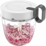 900 ml 5 Lames, Hachoir Oignon Manuel, Mixeur Manuel Main pour Légumes, Viande, Ail, Aliments pour Bébés - Ahlsen