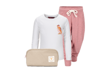 Tufte Nattsmelle Jersy Pyjamas, Barn/JR Heather Rose 122-128