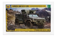 ZVEZDA 3648 1/35 Typhoon 4x4 K-4386 Armoured Voiture With Télécommande Module