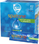 Spatone Natural Iron Supplement + Vitamin C (42 Sachets), Daily Convenient Liqui