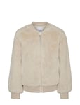 Vero Moda Girl Vmsonjamie Short Fake Fur Jacket Girl Kräm