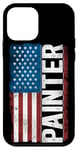 iPhone 12 mini House Painter Decorator American Flag Vintage Painter Case