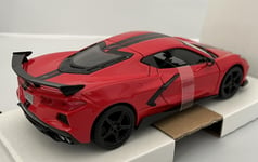 Chevrolet Corvette Stingray Coupe (High Wing) 2020 in red 1:24 scale from Maisto