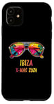 Coque pour iPhone 11 Conception de lunettes de soleil Ibiza X-Mas 2024, Noël