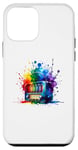 iPhone 12 mini Splash Art Vintage Radio Antique Radios Case