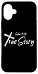 iPhone 16 Plus Inspiring Saying John 3:16 True Story Christian Verse Bible Case