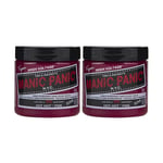 Manic Panic Hot Hot Pink Classic Creme Vegan Semi Permanent Hair Dye 2 x 118ml