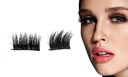 4 Lashes Soft Mink False magnetic Eyelashes Wispy Fluffy Long Lashes Natural Eye