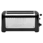 Dualit 4 Slice 2 Long Slot Toaster Black