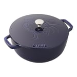 Staub La Cocotte 24 cm round Cast iron French oven dark-blue