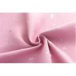 MAZS Window Velcro Curtains For Living Room Bedroom Silver Stars Blackout Curtains Navy Pink Panel Drapes