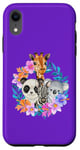 iPhone XR Cute Baby Zoo Animals Motif Animal Park Zebra Koala Giraffe Case