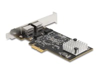 Delock Pci Express X2-Kort For 2 X Rj45 5 Gigabit Lan Rtl8126