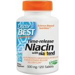 Doctor's Best - Time-release Niacin with niaXtend, 500mg - 120 tablets