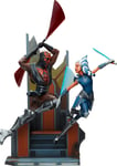 Star Wars The Clone Wars AHSOKA TANO Contre DARTH MAUL Diorama Statue Sideshow