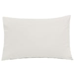 Sleepdown 2 x Pillow Cases Polycotton Housewife Bedroom Pair Pack Pillowcases 48cm x 74cm Pillow Cover Bedding Bed Linen - White