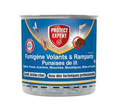 PROTECT EXPERT Fumigènes Anti-punaise de lit - 10 G - Elimine Les Larves, Punaises De Lit Et Acariens sans Dépôts Visibles ni Odeurs Persistantes, Curatif et action choc