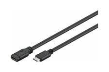 MicroConnect - USB typ C-förlängningskabel - 24 pin USB-C till 24 pin USB-C - 1 m