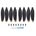 4726F Quick Release Propeller/Fit For - Mavic Mini/Noise Foldable Propeller Blades/Fit For - DJI Mavic Mini RC Drone Accessories / (Colore : Gold 2pair)