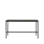 Muuto Base high bar table Black linoleum, black legs, plywood edge, b85 l190 h105