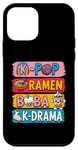 Coque pour iPhone 12 mini K-Pop Ramen Boba Milk Tea K-Drama Joli drame coréen kawaii