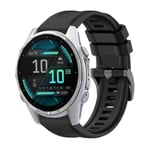 Garmin Fenix 8 AMOLED 43mm Klokkerem i silikon - Svart