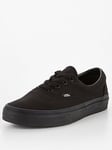 Vans Womens Era Trainers - Black, Black/Black, Size 6, Women