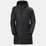 Helly Hansen Dame Sirdal Lang Isolert Jakke Svart Xs