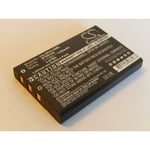 Vhbw - Batterie compatible avec Opticon H-13, OPH-1003, OPH-1004, OPH-1005, OPH-3000, H13 scanner de code-barre pos (1000mAh, 3,6V, Li-ion)