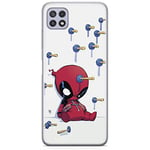 ERT GROUP Coque de téléphone Portable pour Samsung A22 5G Original et sous Licence Officielle Marvel Motif Deadpool 005 Parfaitement adapté à la Forme du téléphone Portable, Coque en TPU