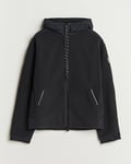 Moncler Grenoble Fleece Full Zip Cardigan Black