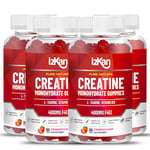 ProCreatine Monohydrate Gummies 4000mg for Men & Women - 60 Chewable Creatine Gummies Strawberry Flavoured Creatine | Pre Workout Gym Supplement| Keto | Vegan | (5)