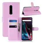 OnePlus 7 Pro litchi nahkakotelo - Pinkki