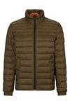 BOSS Mens Oden1 Logo-Badge Jacket with Water-Repellent Finish