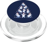 Ours polaire Arbre de Noël Drôle Ours de glace Vacances PopSockets PopGrip pour MagSafe