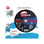 Leman - Disque à tronçonner 76 mm métal moyeu plat