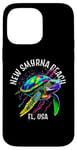 iPhone 14 Pro Max New Smyrna Beach Florida USA Abstract Turtle Design Case