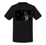 T-Shirt Enfant Neymar Vue De Dos Paris Football Footballeur Bresil Star