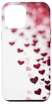 Coque pour iPhone 12 Pro Max Coeurs rouges romantiques Saint Valentin