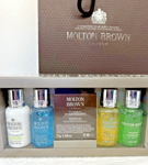 MOLTON BROWN Suma Ginseng Water Mint Coco Freshmint Soap Boxed Gift Set Bag