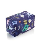 Miquelrius - Mini Trousse de Toilette Taille 110 x 180 x 100 mm, Fermeture éclair, Trousse compacte pour Enfant, Collection Sea World, Bleu Marine, 110 x 180 x 100 mm, Trousse de Toilette pour Enfant