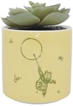 Winnie the Pooh Half Moon Bay Indoor Plant Pot Disney Ceramic Plant Pot & Indoor Plant Pots | Pots for Plants Inside | Indoor Pots for Plants | Decorative Plant Pots Indoor | Indoor Planter | Yellow