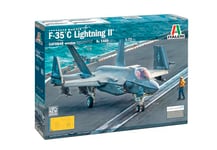 Italeri 1469 1:72 F-35C Lightning II – Modélisme, kit de construction, modélisme, bricolage, loisirs, collage, kit en plastique, détaillé, kit militaire