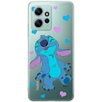 ERT GROUP mobile phone case for Xiaomi REDMI NOTE 12 4G original and officially Licensed Disney pattern Stitch 014 optimally adapted to the shape of the mobile phone, partially transparent