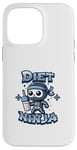 Coque pour iPhone 14 Pro Max Cute Diet Ninja Shake Protéiné Squelette Ninja