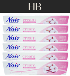 6x Nair Smoothing Hair Remover Cream Bikini & Underarm 100ml