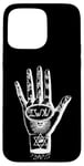 Coque pour iPhone 15 Pro Max Hand of Glory Sorcery Grimoire Grimoire Sigil Magick