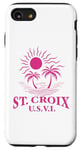 Coque pour iPhone SE (2020) / 7 / 8 Souvenirs de Saint-Croix usvi Îles Vierges américaines Rappel de vacances