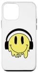Coque pour iPhone 12 mini Sourire jaune fondant drôle souriant visage dégoulinant mignon