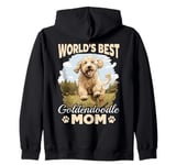 Goldendoodle Dog Breed Pet World's Best Goldendoodle Mom Zip Hoodie